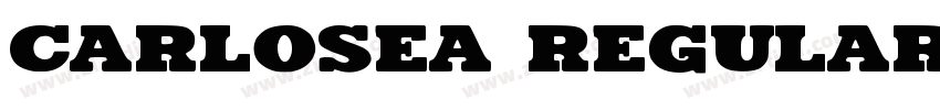 CARLOSEA Regular字体转换